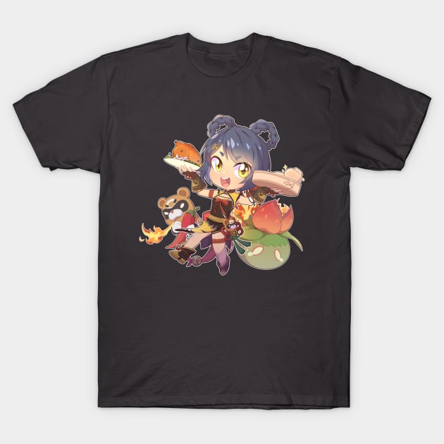 Chibi Chef Xiangling T-Shirt by Susucomics